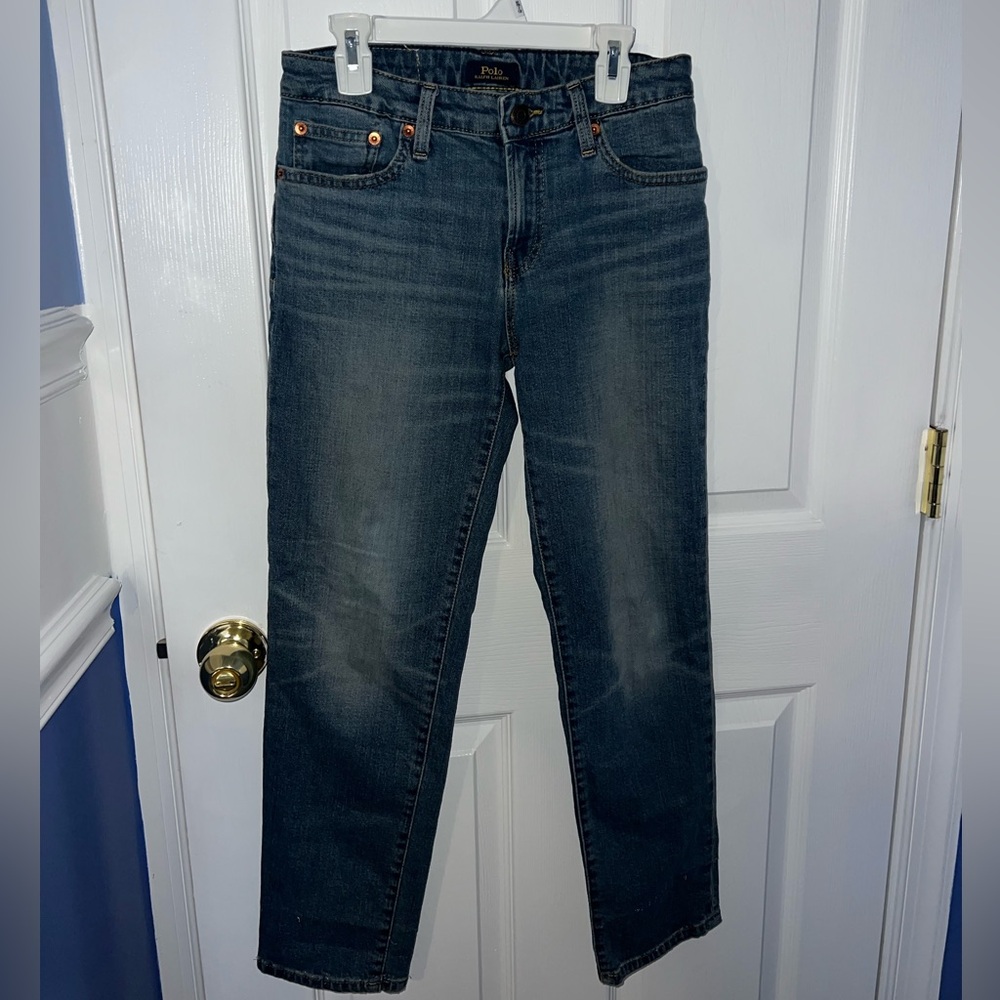 Polo Ralph Lauren straight leg jeans, 00-0, ankle length for 5’0-5’2